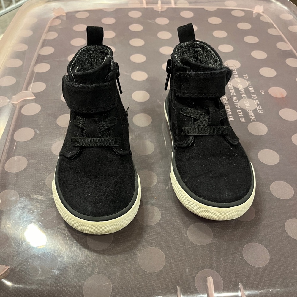 unisex black toddler boots